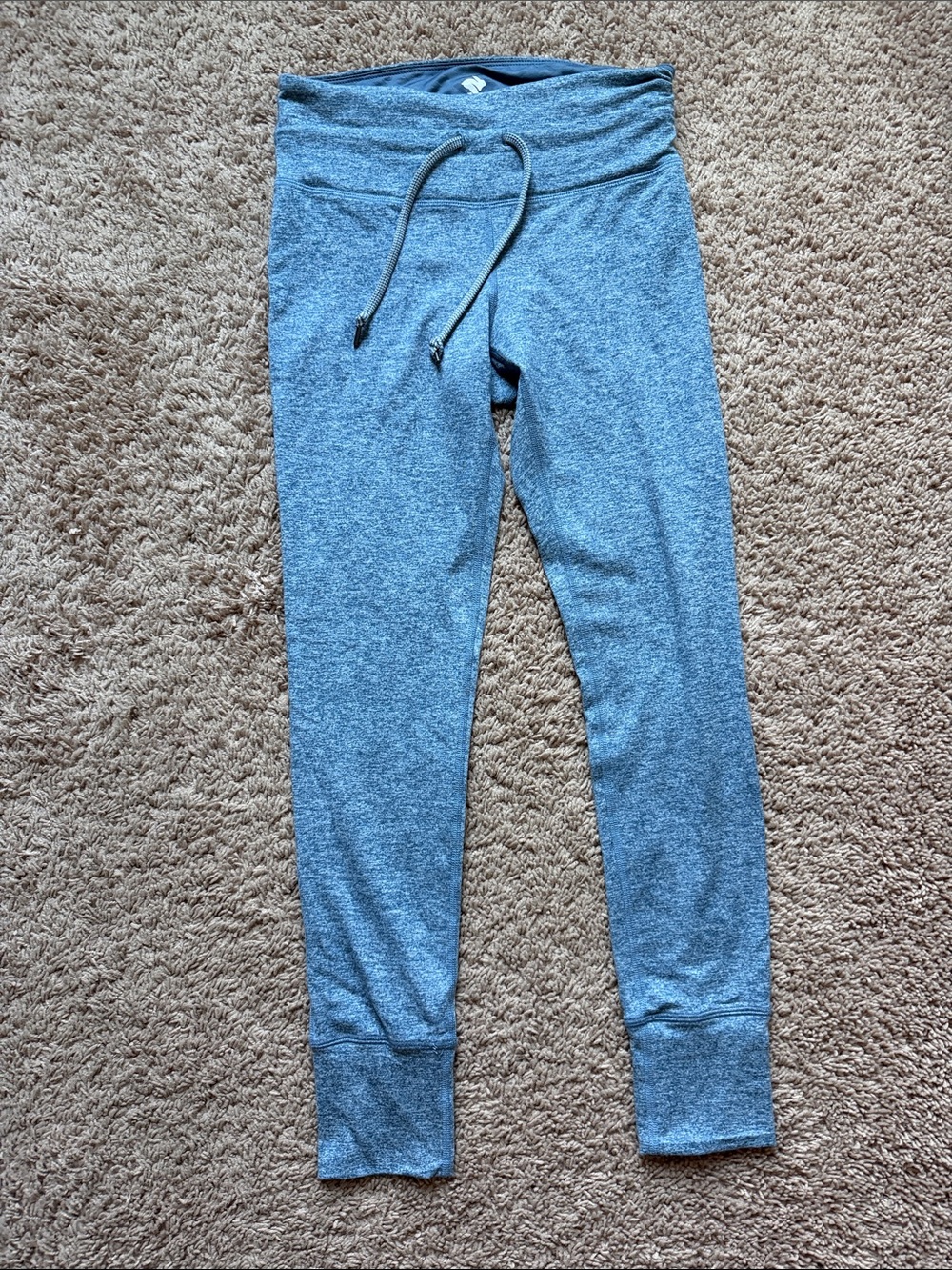 Women's Heather Gray Drawstring Jogger Pants/Tights